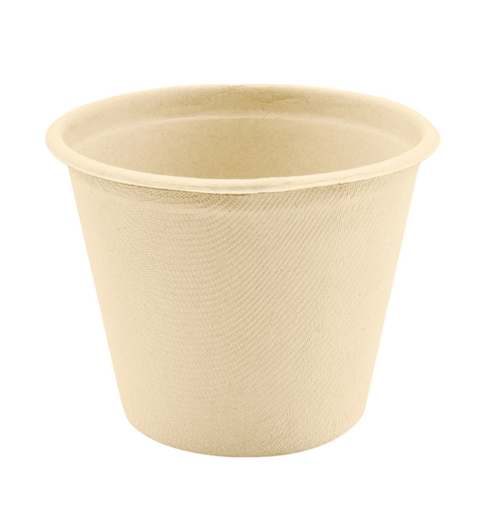 Tarrina de Caña de Azucar Natural Ø95mm 425ml (600 Uds)