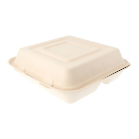Envase MenuBox Caña Azúcar 3C 250x250x75mm (50 Uds)