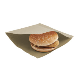 Bolsa Antigrasa Abierta 2L 18x18,2cm Natural (100 Uds)