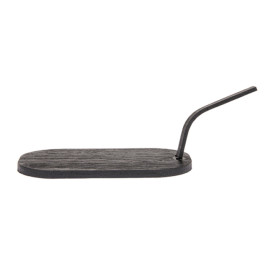 Mini Pala Bambú Negra Tapas 8x5 cm (100 Uds)