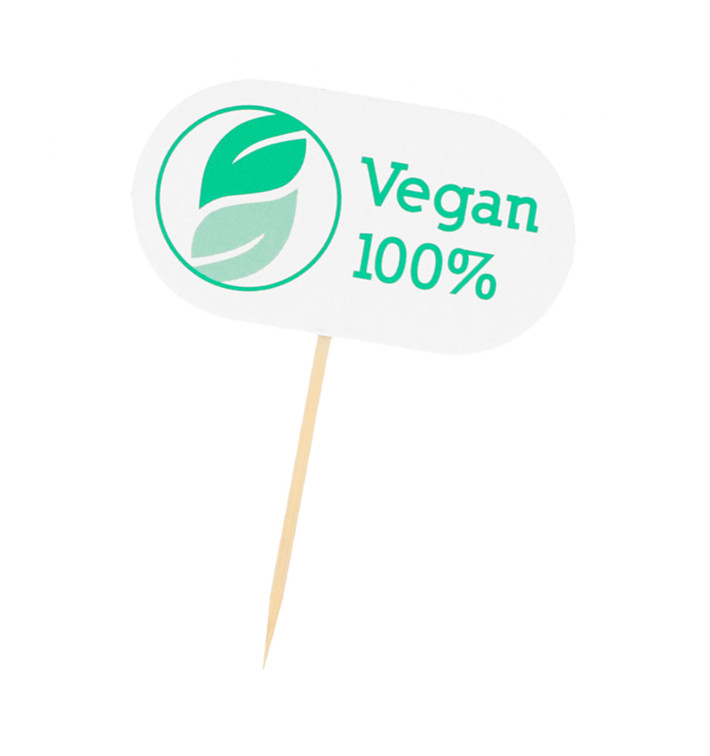 Palillo Marcador Vegan 8 cm (100 Uds)