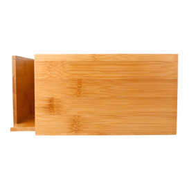 Porta Sevilletas de Bambú 21x21x10cm (12 Uds)