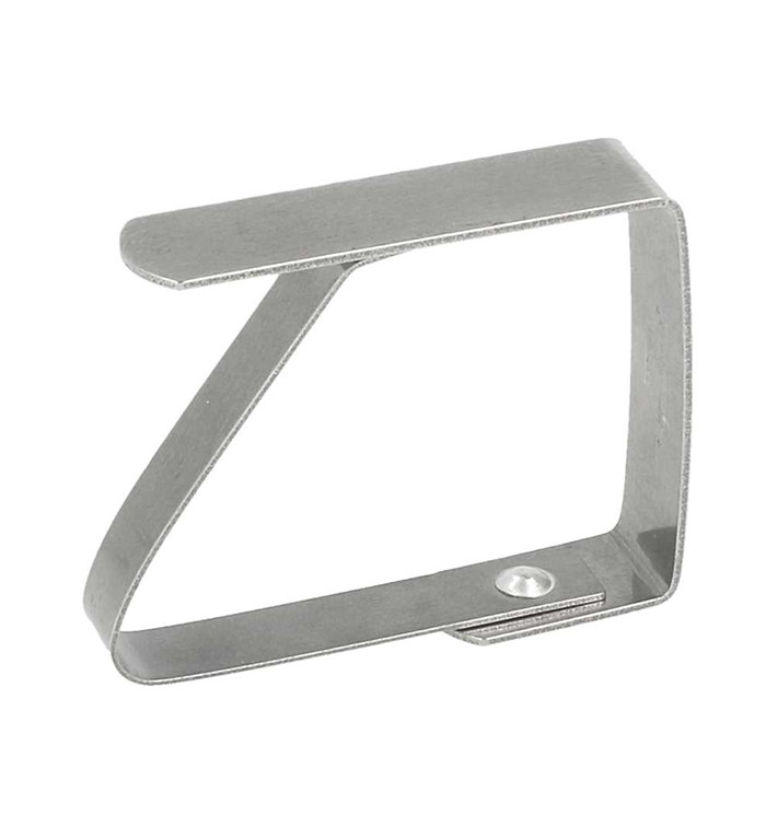 Pinza Sujeta Manteles Metálica (4 Uds)