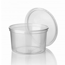 Tarrina de Plastico Transparente 500cc (500Uds)
