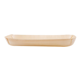 Barquilla de Madera Rectangular 14,5x7x1,3cm (50 Uds)