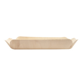 Barquilla de Madera Rectangular 23x11,5x3,4 cm (200 Uds)