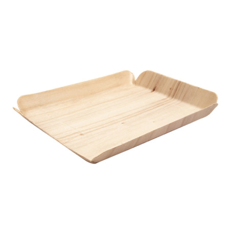 Barquilla de Madera Rectangular 15x11,5x1,5cm (50 Uds)