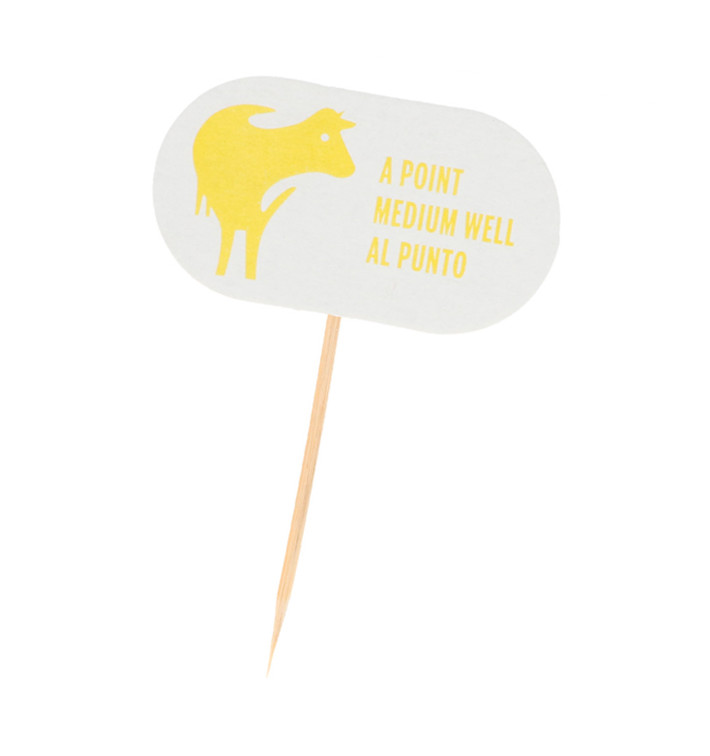 Palillo Marcador Al Punto 8 cm (100 Uds)