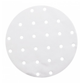 Papel Antigrasa Blanco para Vaporera Ø20 cm (2000 Uds)