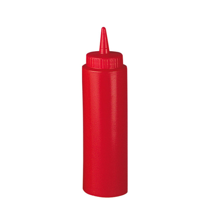 Peras para Salsas Plástico Rojo 240ml (72 Uds)