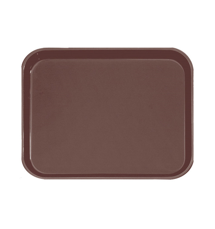 Bandeja PP Antideslizante Marrón 51,0x38,0cm (1 Ud)