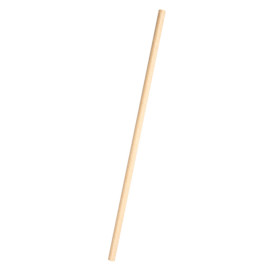 Pajita Recta Papel Natural Enfundada Kraft Ø6mm 21cm (250 Uds)