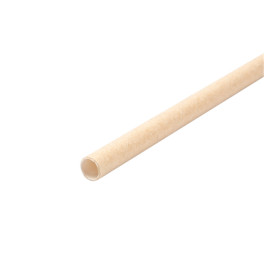 Pajita Recta Papel Natural Enfundada Kraft Ø6mm 21cm (250 Uds)