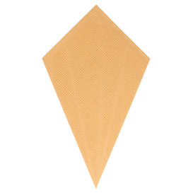 Cucurucho Ondulado Kraft 270mm 250g (100 Uds)