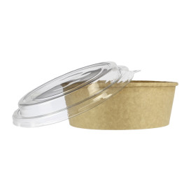 Tarrina Cartón Kraft-Kraft + Tapa RPET 38Oz/1120ml (25 Uds) Tarrina Cartón Kraft-Kraft + Tapa RPET 38Oz/1120ml (25 Uds)