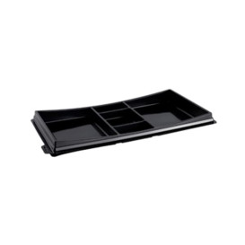 Envase para Sushi Negro 199x113mm (10 Uds)