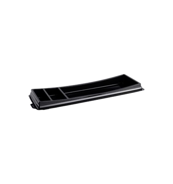 Envase para Sushi Negro 263x91mm 