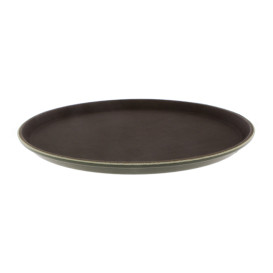 Bandeja PP Redonda Antideslizante Marrón Ø40,0cm (1 Ud)