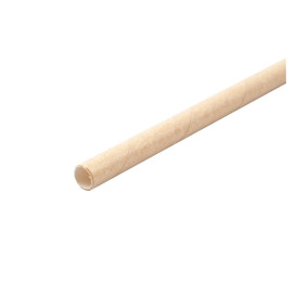 Pajita Recta de Papel Kraft Ø6mm 14cm (6.000 Uds)