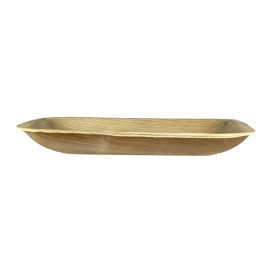 Plato Cuadrado Hoja de Palma 18x18cm (25 Uds)