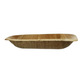 Mini Plato Cuadrado Hoja de Palma 11,5x11,5x1,5cm (25 Uds)