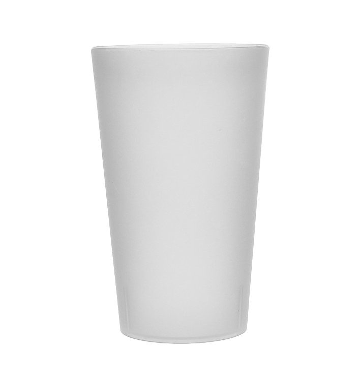 Vaso Reutilizable de Plástico PP Translúcido 330ml (560 Uds)
