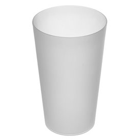 Vaso Reutilizable de Plástico PP Translúcido 330ml (560 Uds)