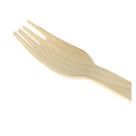 Tenedor de Madera Eco 16cm (1.000 Uds)