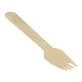 Tenedor de Madera Eco 16cm (1.000 Uds)