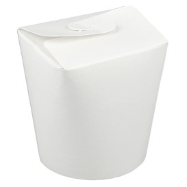 Envase Comida para Llevar 100% ECO Blanco 16Oz/480ml (50 Uds)