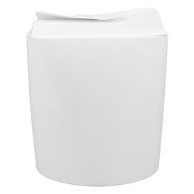 Envase Comida para Llevar 100% ECO Blanco 16Oz/480ml (50 Uds)