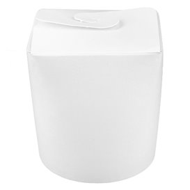 Envase Comida para Llevar 100% ECO Blanco 16Oz/480ml (50 Uds)