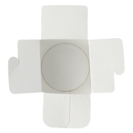 Envase Comida para Llevar 100% ECO Blanco 16Oz/480ml (50 Uds)