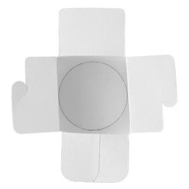 Envase Comida para Llevar 100% ECO Blanco 16Oz/480ml (50 Uds)
