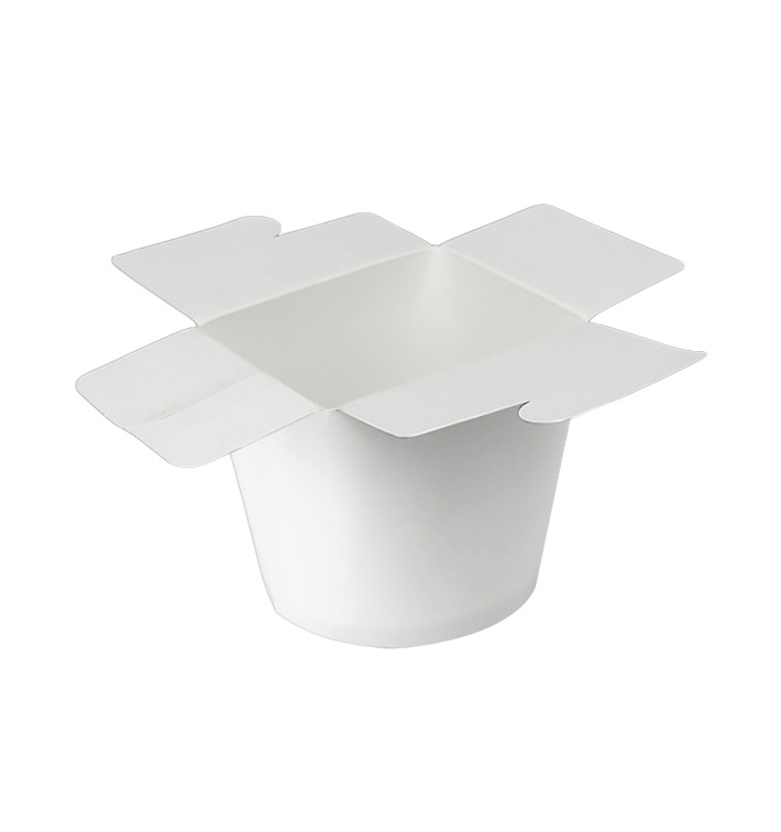 Envase Comida para Llevar 100% ECO Blanco 26Oz/780ml (500 Uds)