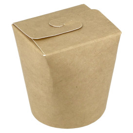 Envase Comida para Llevar 100% ECO Kraft 16Oz/480ml (500 Uds)