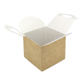 Caja de Menu Kraft 131x131x115mm (250 Uds)