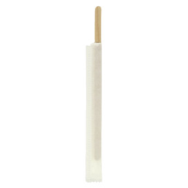 Agitador para Cafe de Madera Enfundado 140mm (5.000 Uds)