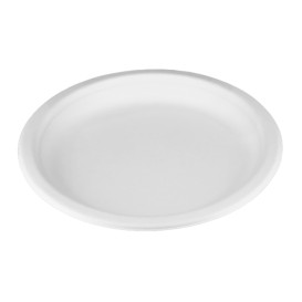 Plato Caña de Azúcar Blanco Ø17 cm (800 Uds)