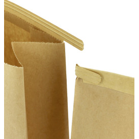 Bolsa SOS Kraft con Cierre y Ventana 12+6x23,5cm (1000 Uds)