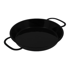 Paellita Negra para Degustación PP 150mm (6 Uds)