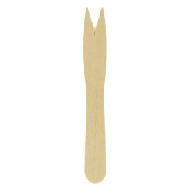 Pincho de Madera Patatas Fritas Natural 8,5cm (1000 Uds)