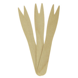 Pincho de Madera Patatas Fritas Natural 8,5cm (1000 Uds)