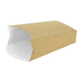 Caja Kraft para Fritas Grande 8,2x3,3x14,9cm (400 Uds)