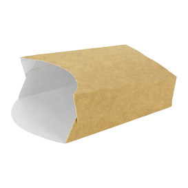 Caja Kraft para Fritas Mediana 8,2x3,5x12,5cm (500 Uds)