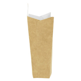 Caja Kraft para Fritas Mediana 8,2x3,5x12,5cm (25 Uds)