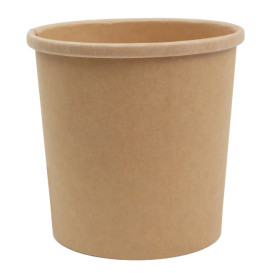 Tarrina de Cartón Kraft de 16Oz/450ml (50 Uds)