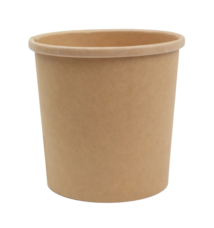 Tarrina de Cartón Kraft de 16Oz/450ml (50 Uds)