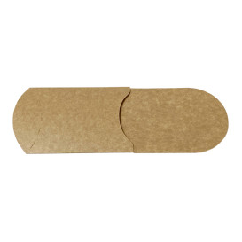 Funda de Cartón Kraft para Wraps 240x90x35mm (1.000 Uds)