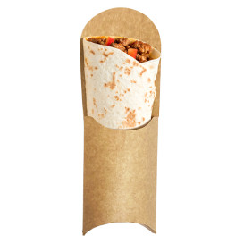 Funda de Cartón Kraft para Wraps 240x90x35mm (1.000 Uds)